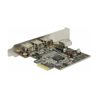 PCI Express x1 Karte > 3 x extern FireWire B + 1 x intern FireWire A