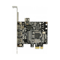 PCI Express x1 Karte > 3 x extern FireWire B + 1 x intern FireWire A