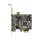 PCI Express x1 Karte > 3 x extern FireWire B + 1 x intern FireWire A