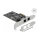 PCI Express x2 Netzwerkkarte 2,5 Gigabit LAN 2 x RJ45 RTL8125