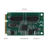 Mini PCIe Konverter zu 2 x SATA mit RAID
