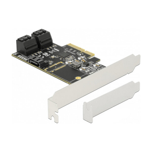5 Port SATA PCI Express x4 Karte - Low Profile Formfaktor