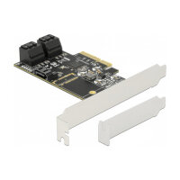 5 Port SATA PCI Express x4 Karte - Low Profile Formfaktor