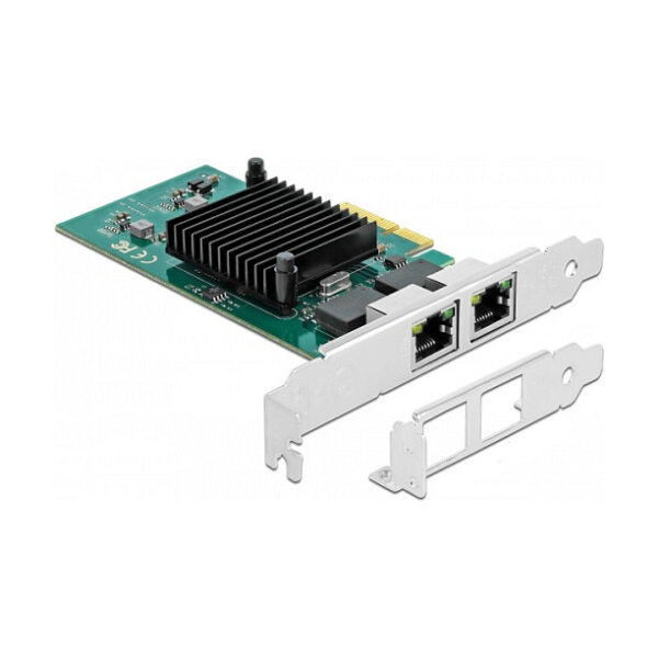 PCI Express x4 Netzwerkkarte Gigabit LAN 2 x RJ45 i82576