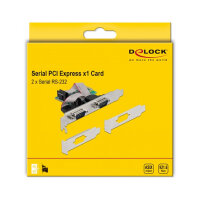 PCI Express x1 Karte zu 2 x Seriell RS-232