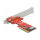PCI Express x4 Karte zu 1 x intern OCuLink SFF-8612 - Low Profile Formfaktor
