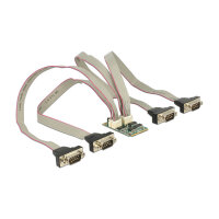 Modul MiniPCIe I/O PCIe full size 4 x Seriell RS-232 mit...