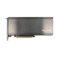 PCI Express 4.0 x16 Karte zu 4 x intern NVMe M.2 Key M mit Kühlkörper und Lüfter - Bifurcation