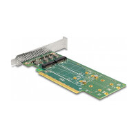 PCI Express 4.0 x16 Karte zu 4 x intern NVMe M.2 Key M...