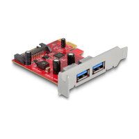 PCI Express x1 Karte zu 2 x extern USB 5 Gbps Typ-A...