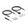 Konverter M.2 Key B+M Stecker zu 1 x Mini PCIe Slot half size / full size mit flexiblem Kabel