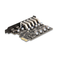 USB 5 Gbps PCI Express x1 Karte zu 5 x extern Typ-A + 2 x...