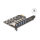 USB 5 Gbps PCI Express x1 Karte zu 5 x extern Typ-A + 2 x extern USB Type-C™ Buchse