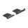 Riser Karte PCI Express 4.0 x16 Stecker zu x16 Slot 90° gewinkelt mit Kabel 30 cm