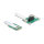 Konverter Mini PCIe Stecker zu PCI Express x1 Slot mit flexiblem Kabel und USB Port