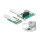 Konverter Mini PCIe Stecker zu PCI Express x1 Slot mit flexiblem Kabel und USB Port