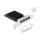 PCI Express x4 Netzwerkkarte 2,5 Gigabit LAN 4 x RJ45 RTL8125