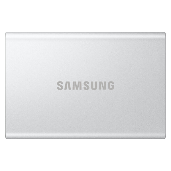 2TB Samsung Portable T7 Resurrected USB-C 3.1 (10Gb/?s) Silber externe Festplatte SSD