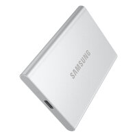 2TB Samsung Portable T7 Resurrected USB-C 3.1 (10Gb/?s) Silber externe Festplatte SSD
