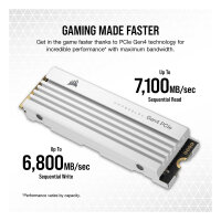 M.2 2TB CORSAIR PCI-E NVMe Gen4 MP600 PRO LPX whi retail