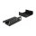 Delock Keystone Patchpanel 8 Port schwarz