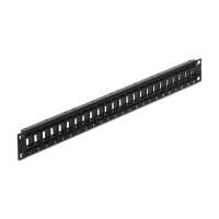 Delock 19? Keystone Patchpanel 24 Port drehbar schwarz