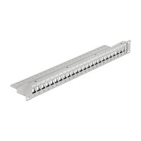 Delock 19? Keystone Patchpanel 24 Port grau