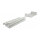 Delock Keystone Patchpanel 12 Port grau
