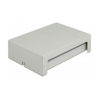 Delock Keystone Patchpanel 8 Port grau