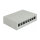 Delock Keystone Patchpanel 8 Port grau