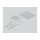 Delock Keystone Patchpanel 8 Port grau