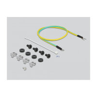 Delock 19? Keystone Patchpanel 24 Port mit Entlastungsschiene schwarz