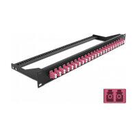 Delock 19? LWL Patchpanel 24 Port LC Duplex violett