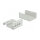 Delock Keystone Patchpanel 4 Port grau