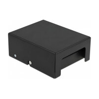 Delock Keystone Patchpanel 4 Port schwarz