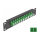 Delock 10? LWL Patchpanel 12 Port LC Duplex grün 1 HE schwarz