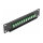 Delock 10? LWL Patchpanel 12 Port LC Duplex grün 1 HE schwarz