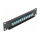 Delock 10? LWL Patchpanel 12 Port LC Duplex aqua 1 HE schwarz