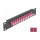 Delock 10? LWL Patchpanel 12 Port LC Duplex violett 1 HE schwarz