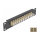 Delock 10? LWL Patchpanel 12 Port LC Duplex beige 1 HE schwarz