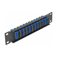 Delock 10? LWL Patchpanel 12 Port SC Duplex blau 1 HE...