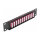 Delock 10? LWL Patchpanel 12 Port LC Quad violett 1 HE schwarz