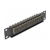 Delock 10? LWL Patchpanel 12 Port SC Duplex beige 1 HE...