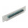 Delock 10? LWL Patchpanel 12 Port SC Simplex aqua 1 HE grau