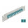 Delock 10? LWL Patchpanel 12 Port LC Duplex aqua 1 HE grau