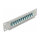 Delock 10? LWL Patchpanel 12 Port LC Duplex aqua 1 HE grau
