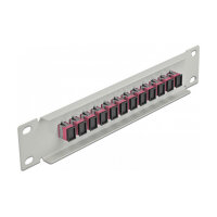 Delock 10? LWL Patchpanel 12 Port SC Simplex violett 1 HE...