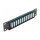 Delock 10? LWL Patchpanel 12 Port LC Quad aqua 1 HE schwarz