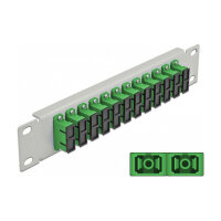 Delock 10? LWL Patchpanel 12 Port SC Duplex grün 1...