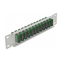 Delock 10? LWL Patchpanel 12 Port SC Duplex grün 1...